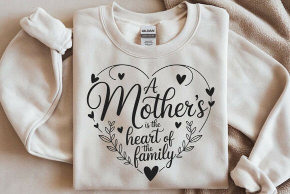 A Mother’s Love is the Heart SVG: A Graphic Design Asset for Crafts and Local Branding