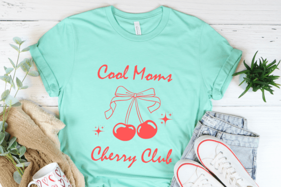 Cool Mom Cherry Club SVG for Mother’s Day: A Versatile Graphic Design Asset