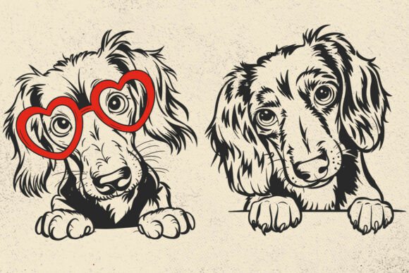 Dachshund SVG and Dog Face Clipart for Crafts: A Digital Seller's Review