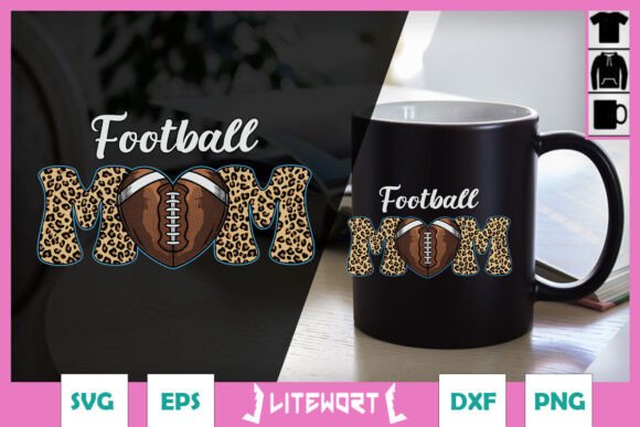 Football Mom Heart Valentine SVG: A Versatile Graphic Design Asset for Crafts and Marketing