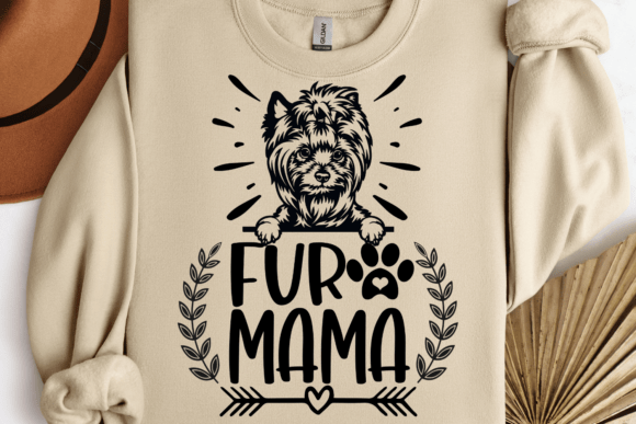Fur Mama SVG, Dog Mom Quotes SVG Graphics and Crafts
