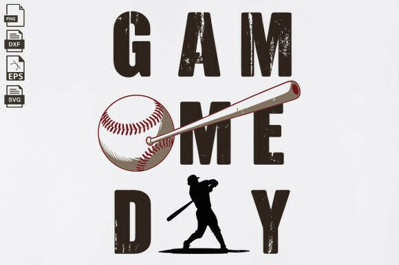 Game Day Baseball Vibes SVG: A Mom-Friendly Embroidery Design for Crafts