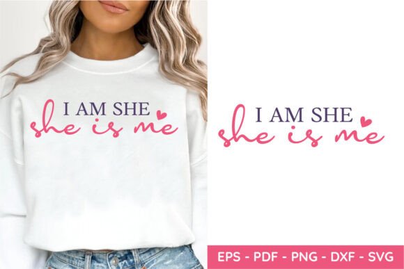 I Am She, She is Me SVG: A Powerful Graphic Design Asset for Modern Branding