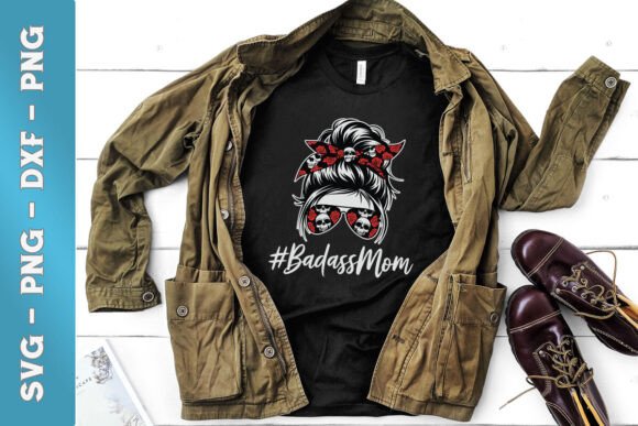 Messy Bun Bad Mom Skull Hair SVG: A Bold Graphic Design Asset for Creative Publishers