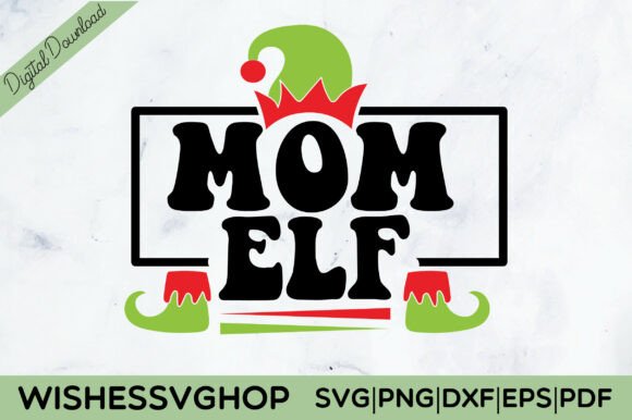 Mom Elf SVG PNG: A Versatile Graphic Design Asset for Crafters