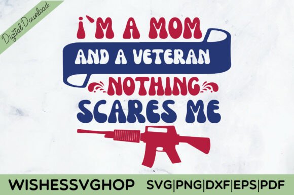 Mom Veteran SVG PNG – A Versatile Graphic Design Asset for Crafts and Branding