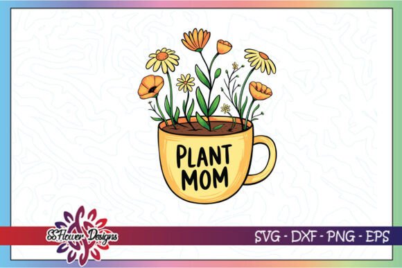 Plant Mom Happy Gardening SVG: A Versatile Graphic for Crafts & Graphics