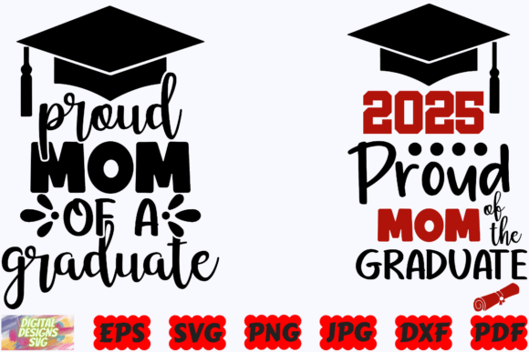 Proud Mom of a Graduate SVG: A Powerful Graphic Design Asset for Crafts and Content Creators