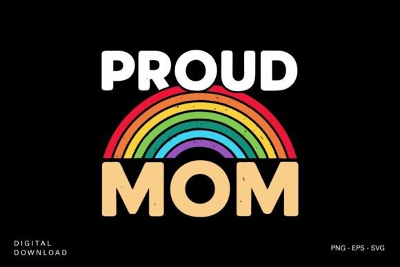 Proud Mom Rainbow SVG: A Heartfelt Design for Real Embroidery Projects