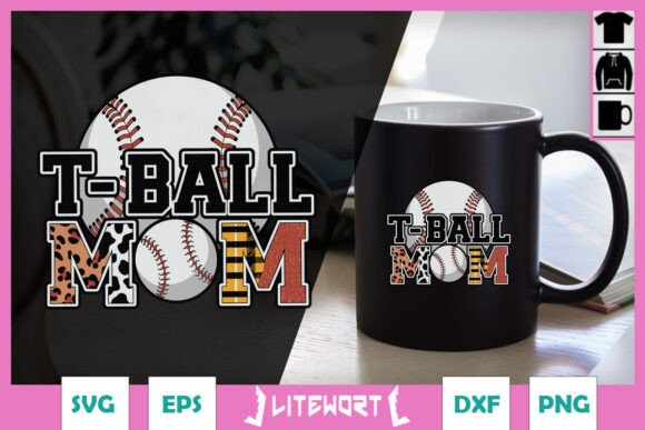T-ball Mom Sport Mama SVG: A Versatile Graphic Design Asset for Crafts