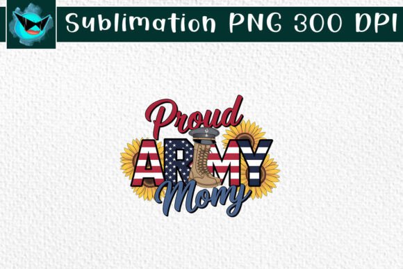 Western Proud Army Mom with Military SVG for Crafts & Graphics